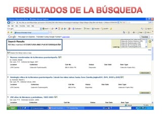 RESULTADOS DE LA BÚSQUEDA