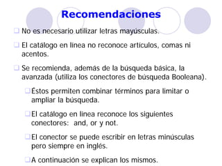 Catálogo en línea, revisado