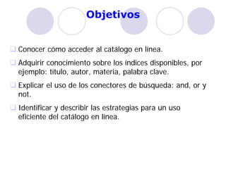 Catálogo en línea, revisado