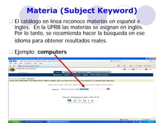 Catálogo en línea, revisado