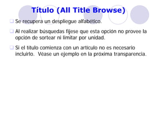 Catálogo en línea, revisado