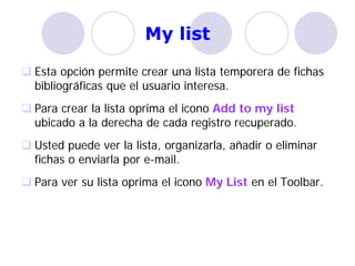 Catálogo en línea, revisado