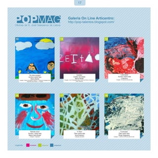17




                   “Os dois amigos”                                                       “Azeitão”                                            “Liberdade”
                   Acrílico sobre tela                                                Cartão recortado                                      Acrílico sobre tela
                     Maria Barão                                                        Maria Barão                                              Colectivo
Cotação: Testes Psicológicos WAIS-III - Escala de Inteligência de   Cotação: Livro/ Publicação sobre o tema da Pintura, Desenho e        Cotação: 10 tubos de tinta de óleo
               Weschler para Adultos - 3ª edição                                            Artes Plásticas




                    “Retrato Azul”                                                        “A Teia”                                             “Contraste”
                  Acrílico sobre tela                                                  Óleo sobre tela                                       Óleo sobre tela
                  Maria Xara Brasil                                                     Ana Anahory                                          Ringo Nogueira
                     Cotação: 1 Aspirador                                                Colecção da Autora                         Cotação: 1 Leitor de DVD para sala de aula
 