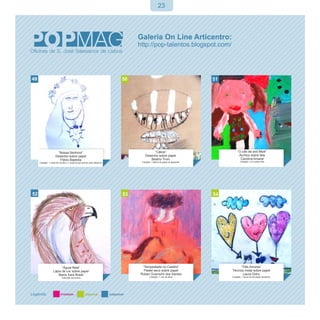 23




49                                                                     50                                           51




                      “Nossa Senhora”                                               “Cálice”                                  “O cão da avó Mizé”
                     Desenho sobre papel                                       Desenho sobre papel                             Acrílico sobre tela
                       Flávio Baptista                                            Beatriz Troni                                 Carolina Amaral
     Cotação: 1 caixa de carvão e 1 caixa de giz branco para desenho        Cotação: 1 Bloco de papel de aguarela               Cotação: Livro sobre Arte




52                                                                     53                                           54




                        “Águia Real”                                         “Tempestade no Castelo”                          “Três Amores”
                  Lápis de cor sobre papel                                    Pastel seco sobre papel                    Técnica mista sobre papel
                     Maria Xara Brasil                                      Ruben Guerreiro dos Santos                         Laura Gidro
                           Colecção da Autora                                      Cotação: 1 par de ténis               Cotação: 1 bloco A3 de papel cavalinho
 