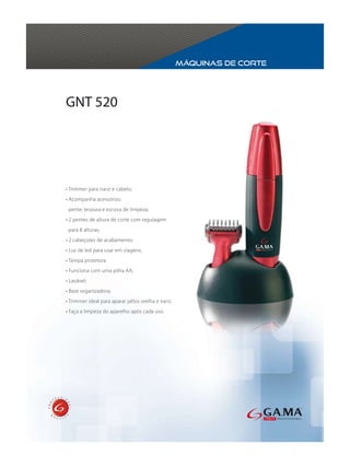Máquinas de corte




GNT 520
 