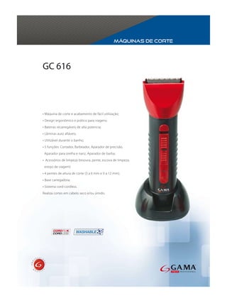 Máquinas de corte




GC 616
 