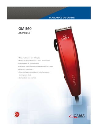 Máquinas de corte




GM 560
 