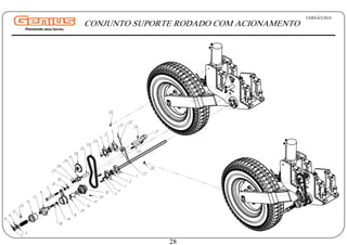 VERSÃO:2018
28
CONJUNTO SUPORTE RODADO COM ACIONAMENTO
20
6
6
5 5
20
11
17
9
7
18
19
8
15
16
27
26
6
30
20
14
13
12
20
29
24
20
31
32
1
2
1
23
22
1
2
1
3
4
28
10
25
21
33
 