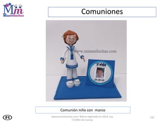 Comuniones
110
Comunión niño con marco
www.missmiluchas.com- Marca registrada en 2014, Ley
17/2001 de marcas
 