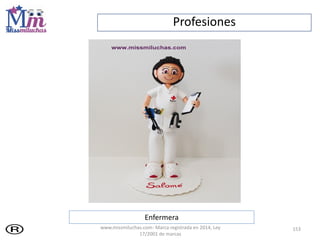 Profesiones
153
Enfermera
www.missmiluchas.com- Marca registrada en 2014, Ley
17/2001 de marcas
 
