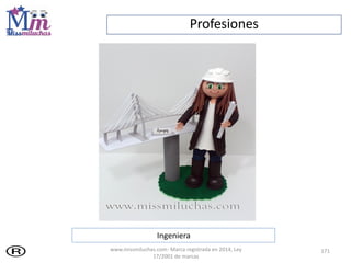 Profesiones
171
Ingeniera
www.missmiluchas.com- Marca registrada en 2014, Ley
17/2001 de marcas
 