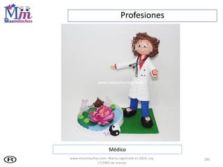 Profesiones
180
Médico
www.missmiluchas.com- Marca registrada en 2014, Ley
17/2001 de marcas
 