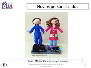 52
Oscar y Mónica. Ella profesora y él pizarrero
Novios personalizados
www.missmiluchas.com- Marca registrada en 2014, Ley...
