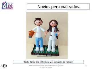 53
Raúl y Tania. Ella enfermera y él campeón de futbolín
Novios personalizados
www.missmiluchas.com- Marca registrada en 2...