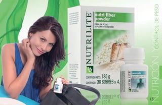 13




           CONTROL DE PESO
NUTRICIÓN Y BIENESTAR
 