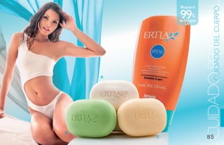 Bloquea el




                                 CUIDADO DEL CUERPO
                           CUIDADO PERSONA
            99%
            de los rayos
                UV.




    A




B
        C                     85
 