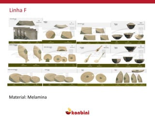 Linha F
Material: Melamina
 