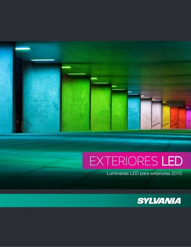 Catálogo luminarias led exteriores