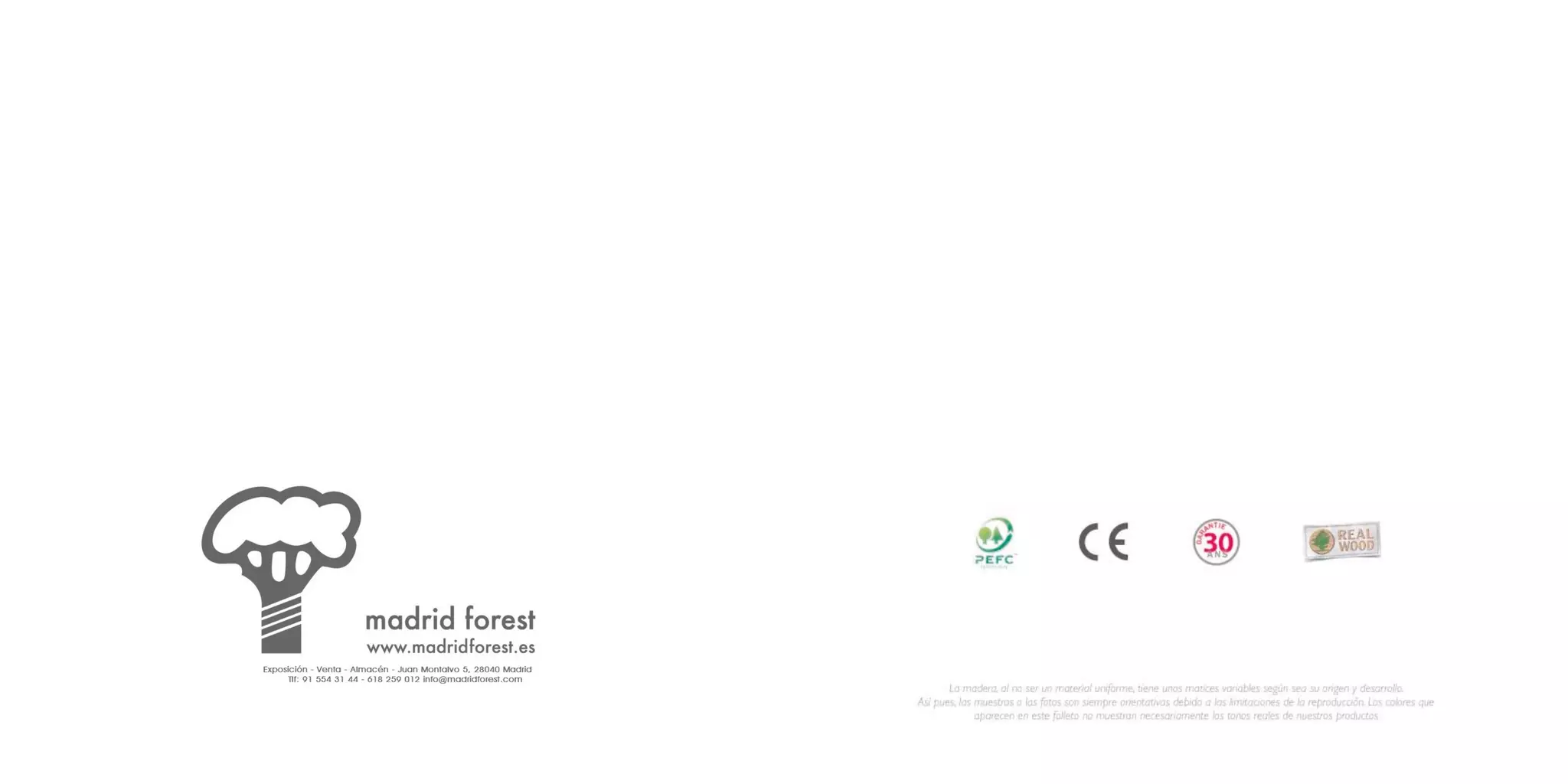 Catálogo Marty Madrid Forest