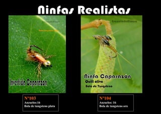 Bola tungsteno plata




Nº103                            Nº104
Anzuelos:16                      Anzuelos: 16
Bola de tungsteno plata          Bola de tungsteno oro
 