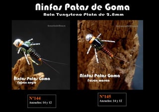 Nº144               Nº145
                    Anzuelos: 14 y 12
Anzuelos: 14 y 12
 