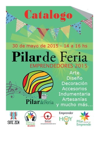 Catálogo Pilar de Feria Emprendedores - Mayo  2015