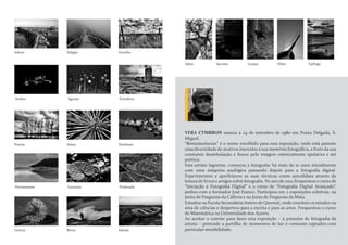 Catálogo  reminiscências