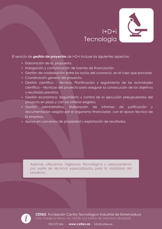 Catálogo servicios cartera cetiex