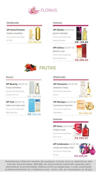 Catálogo up! essencia