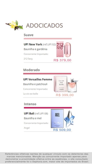 Catálogo up! essencia