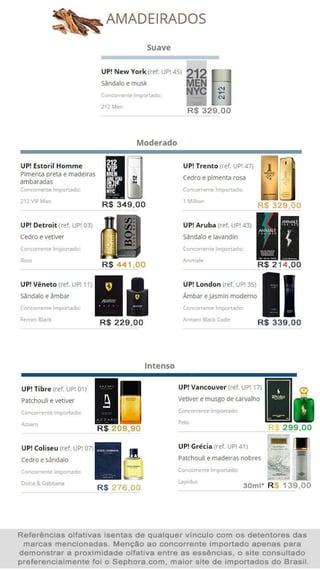 Catálogo up! essencia