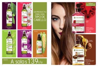 Rizado Teñido
#73426 Modelador
Rizos Efecto
Resorte
#70438
Protector
Cabello Teñido
#74354 Sérum
en Crema Anti Frizz
Cabello Rebelde 100 ml
#74#74#74#747444#74#74#74 4435443543543543543354354 SSéSééSérSérSérSérSéruuumum
Con frizzRebelde
#67322 Agua
Desenredante Todo
Tipo de Cabello
#68339
Densificador
Cabello Fino
Fino
#17041 Aceite
Reparación Capilar Cabello
Seco o Maltratado 150 ml
De $169
A $125
#38527 Enjuague
para el Cabello Efecto
Luminosidad 150 ml
De $169
A $125
Cabello
maltratado
######1#####1
RRRRRe
SSSSSe
DDDDDe
AAAAA
Spray 300 ml
De $179 c/u
A solo c/u$139
UN PRODUCTO
PARA CADA
TIPO DE
CABELLO
####38
ppppara
LLLLum
DDDDe $
AAAA $
Cabello
opaco
NUEVA
PRESENTACIÓN
8584
 