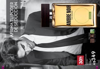 FraganciadeTocador
AmbreNoir
100ml
#87444
De$499
AFIRMATUPODER
DESEDUCCIÓN
Floral-Oriental
PachulíHabaTonkaVetiver
30%DESC.
A$349
Disfrutaelaroma
frotandotumuñeca
4948
 