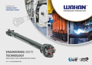 Cardan Shafts Universal Joints By Wahan Engineering Corporation