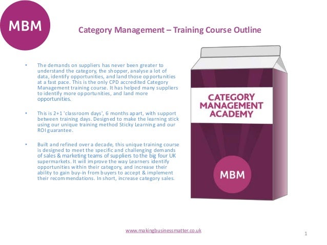 category-management-training-course