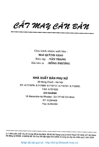 Nhận đủ bộ quà tại : http://bit.ly/30ebook-may-va
 