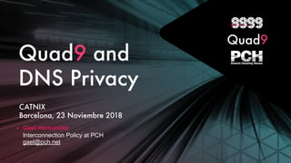 Quad9 and DNS Privacy | PDF