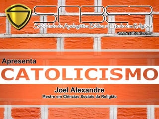 www.saber.teo.br




Apresenta



                  Joel Alexandre
            Mestre em Ciências Sociais da Religião
 