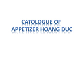 Catologue Hoang Duc Product