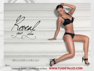 Contacto, dudas y pedidos en el Perú:   WWW.TUSDETALLES.COM