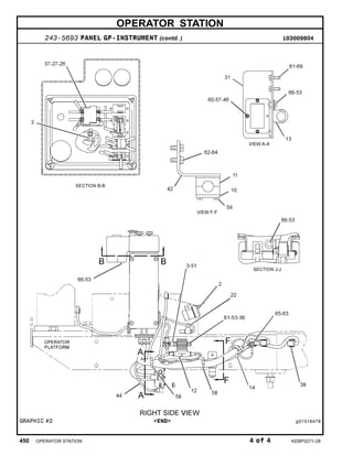 OPERATOR STATION
243-5693 PANEL GP-INSTRUMENT (contd. ) i03009804
GRAPHIC #2 <END> g01516478
450 OPERATOR STATION 4 of 4 KEBP0271-28
 