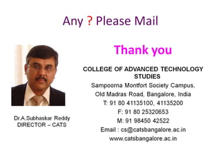 Cats  2014 presentation
