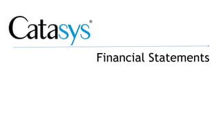 Financial Statements
 