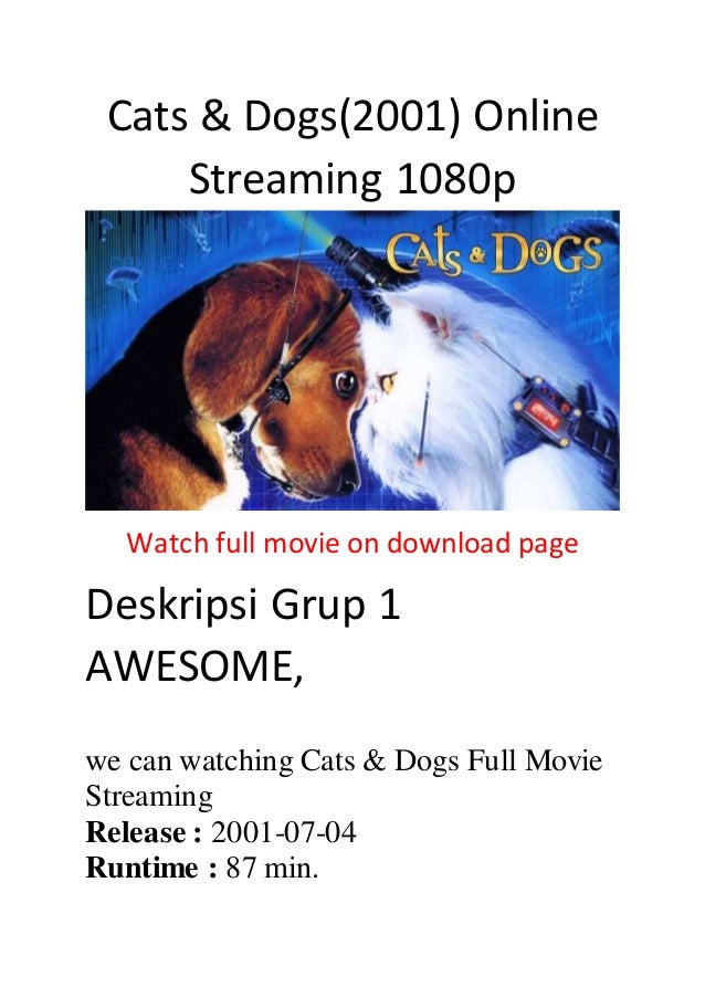 Cats & dogs(2001) online streaming 1080p great comedy ...