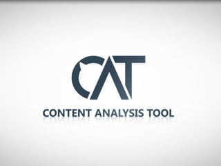 Content Analysis Tool CSForum 2012 Cape Town South Africa