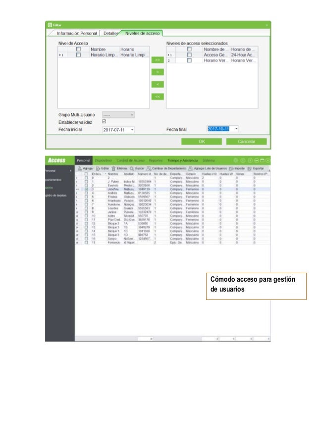 Software Control Acceso ZKTECO Access 3.5 (Avizor)