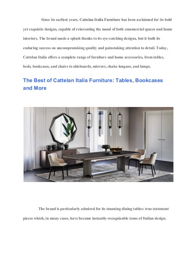 Cattelan Italia Furniture An Icon Of Made In Italy Excellence