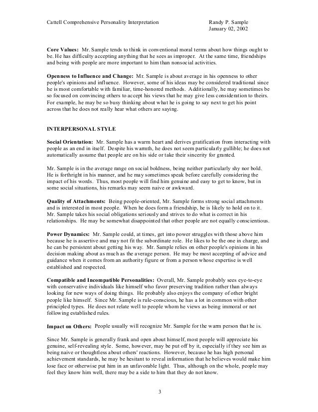 What is comprehensive report image