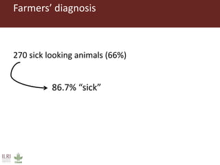 Cattle diseases in dairy herds in Tanzania: Farmers’ view and laboratory confirmation
