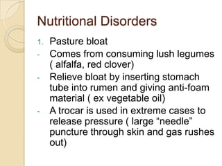 The following year another pasture would not be grazed